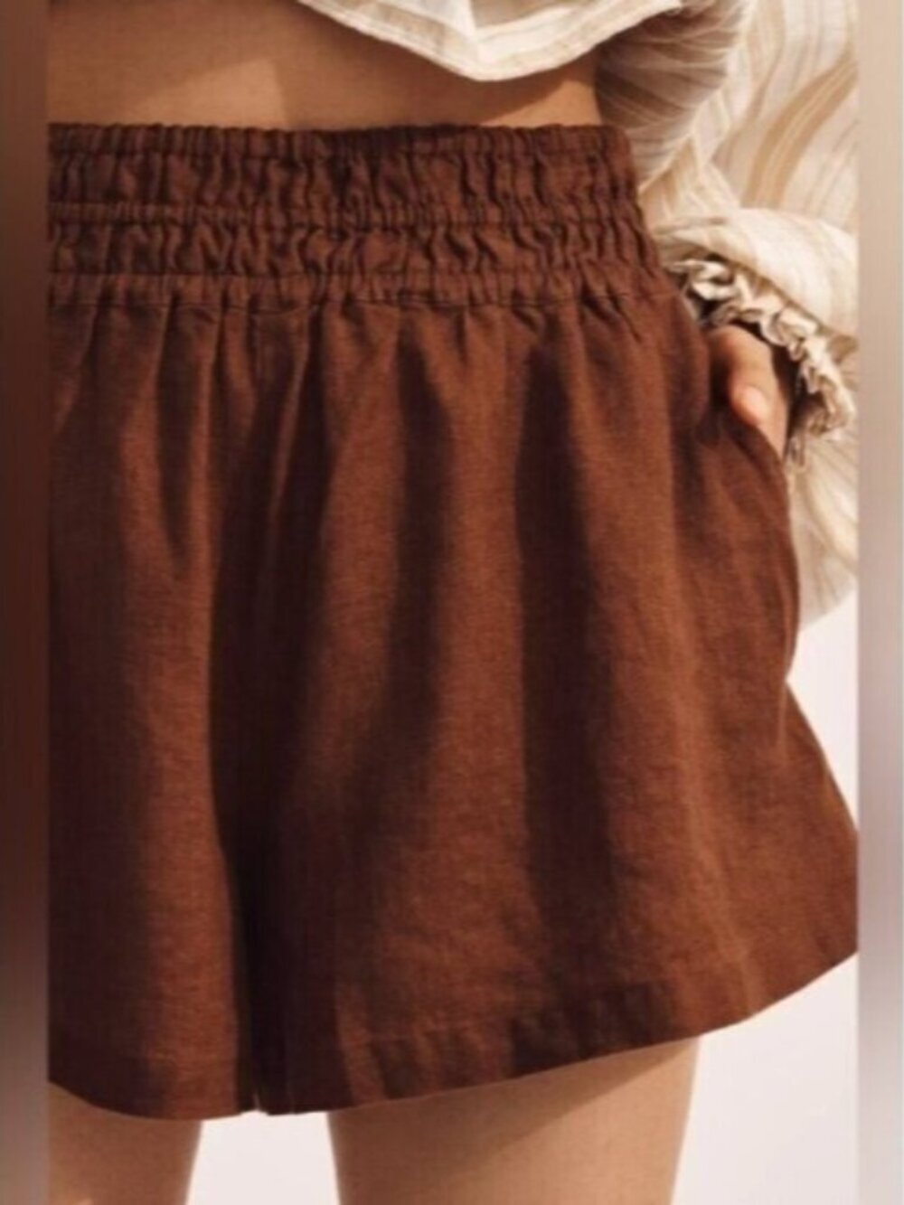 NWT Size MP - The Somerset Linen Shorts with Pockets (NWT US$ 98)